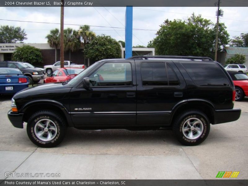 Black / Graphite Gray 2004 Chevrolet Blazer LS