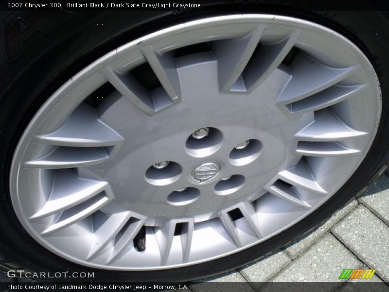 Brilliant Black / Dark Slate Gray/Light Graystone 2007 Chrysler 300