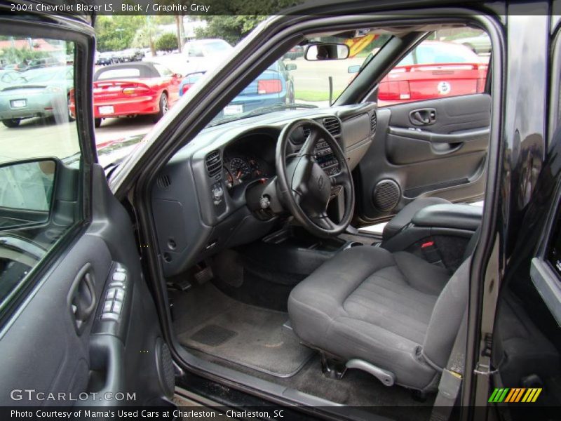 Black / Graphite Gray 2004 Chevrolet Blazer LS