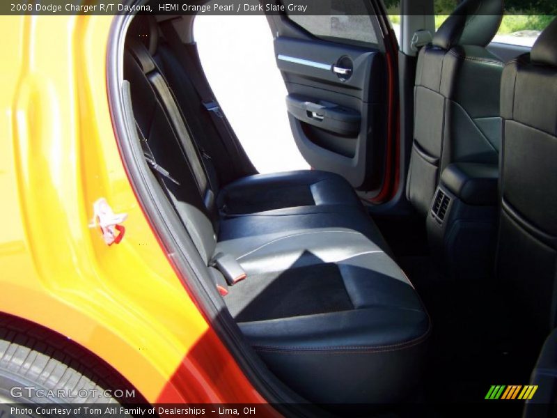 HEMI Orange Pearl / Dark Slate Gray 2008 Dodge Charger R/T Daytona