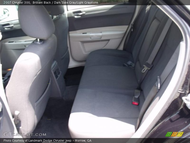 Brilliant Black / Dark Slate Gray/Light Graystone 2007 Chrysler 300