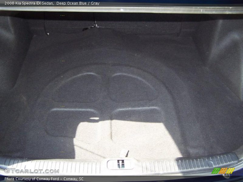 Deep Ocean Blue / Gray 2008 Kia Spectra EX Sedan