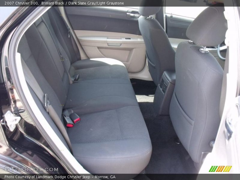 Brilliant Black / Dark Slate Gray/Light Graystone 2007 Chrysler 300