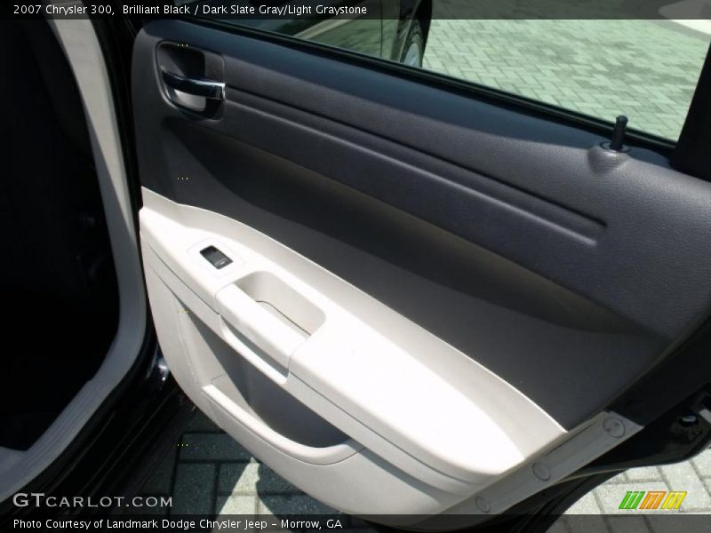 Brilliant Black / Dark Slate Gray/Light Graystone 2007 Chrysler 300