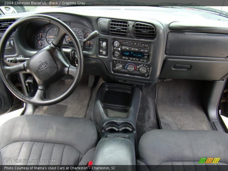 Black / Graphite Gray 2004 Chevrolet Blazer LS