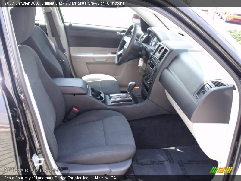 Brilliant Black / Dark Slate Gray/Light Graystone 2007 Chrysler 300