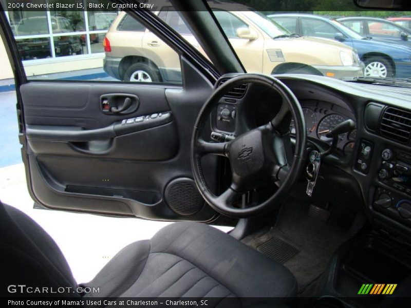 Black / Graphite Gray 2004 Chevrolet Blazer LS