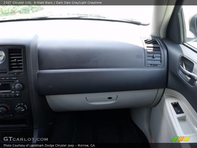 Brilliant Black / Dark Slate Gray/Light Graystone 2007 Chrysler 300