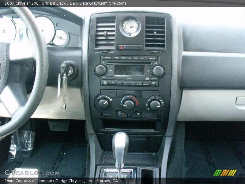 Brilliant Black / Dark Slate Gray/Light Graystone 2007 Chrysler 300