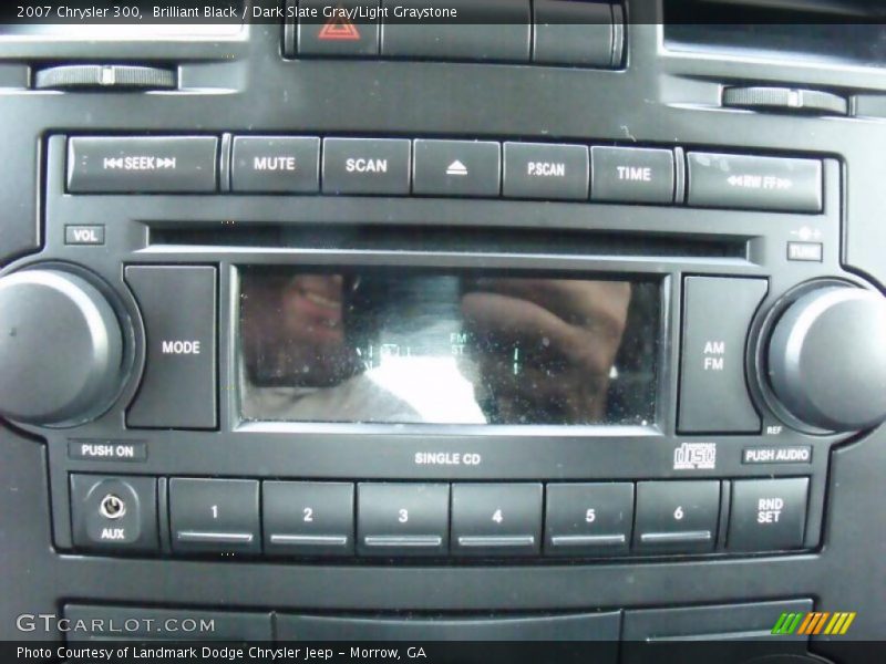 Brilliant Black / Dark Slate Gray/Light Graystone 2007 Chrysler 300