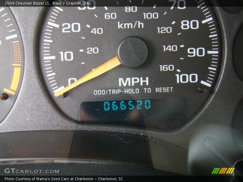Black / Graphite Gray 2004 Chevrolet Blazer LS