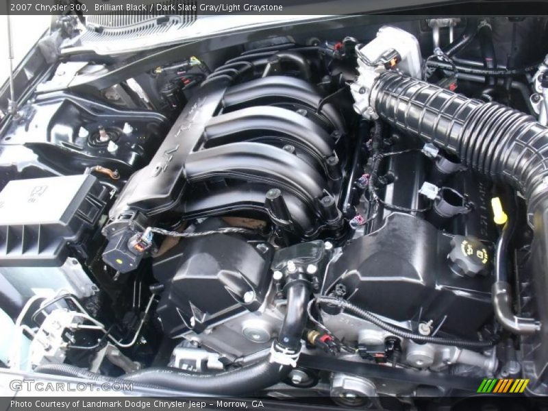 Brilliant Black / Dark Slate Gray/Light Graystone 2007 Chrysler 300