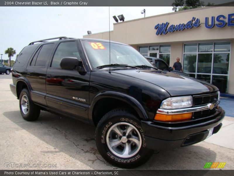 Black / Graphite Gray 2004 Chevrolet Blazer LS