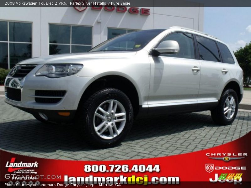 Reflex Silver Metallic / Pure Beige 2008 Volkswagen Touareg 2 VR6
