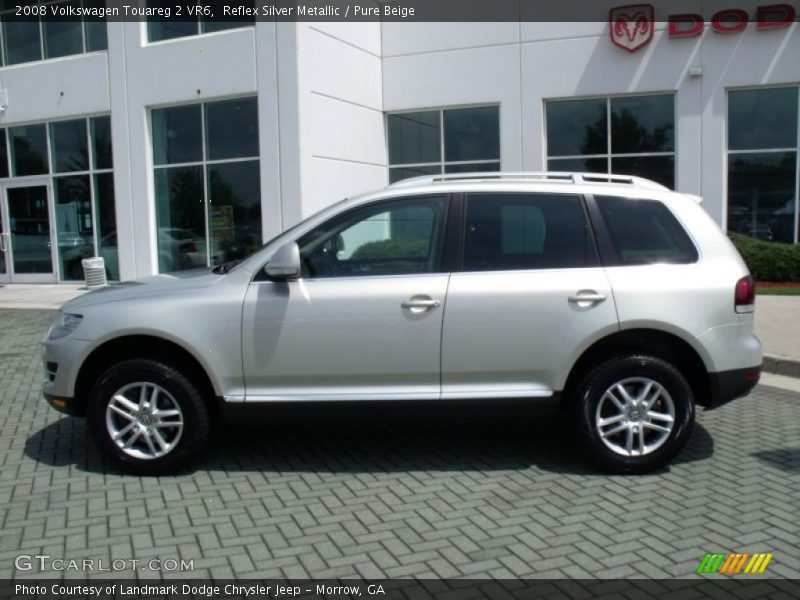 Reflex Silver Metallic / Pure Beige 2008 Volkswagen Touareg 2 VR6