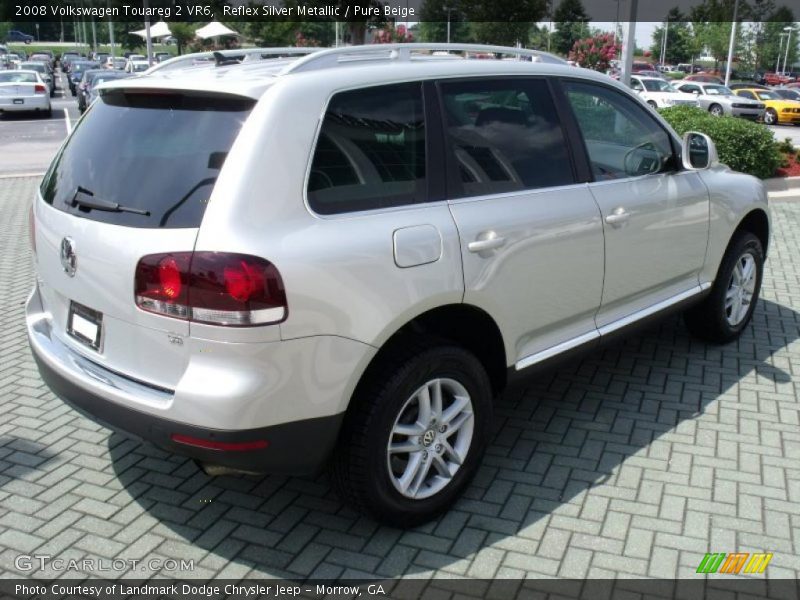 Reflex Silver Metallic / Pure Beige 2008 Volkswagen Touareg 2 VR6