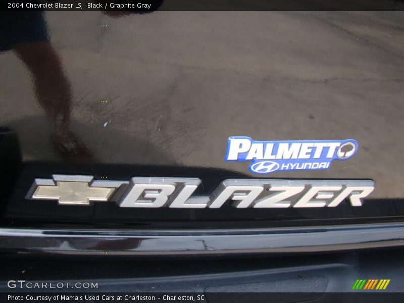 Black / Graphite Gray 2004 Chevrolet Blazer LS