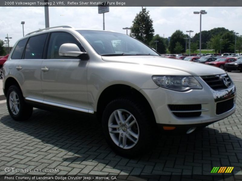 Reflex Silver Metallic / Pure Beige 2008 Volkswagen Touareg 2 VR6