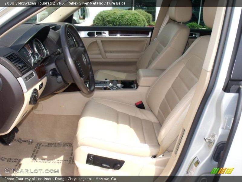 Reflex Silver Metallic / Pure Beige 2008 Volkswagen Touareg 2 VR6