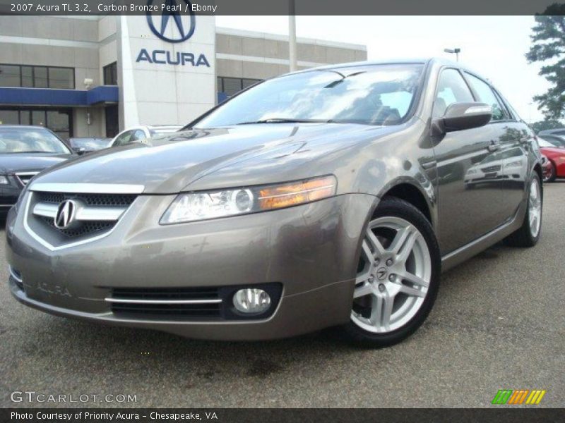 Carbon Bronze Pearl / Ebony 2007 Acura TL 3.2