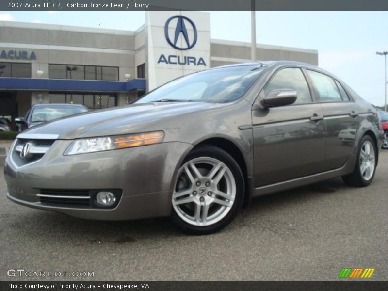 Carbon Bronze Pearl / Ebony 2007 Acura TL 3.2