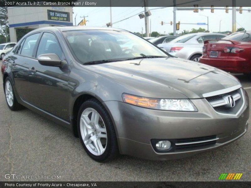 Carbon Bronze Pearl / Ebony 2007 Acura TL 3.2