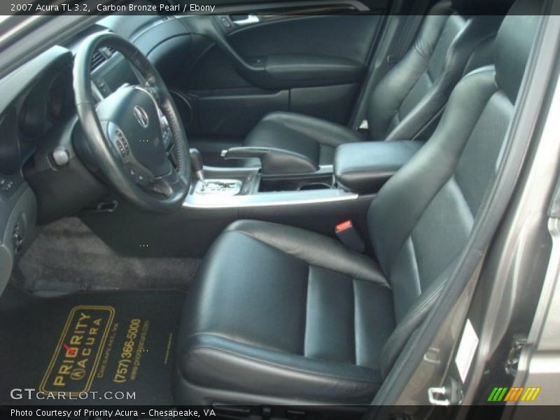 Carbon Bronze Pearl / Ebony 2007 Acura TL 3.2