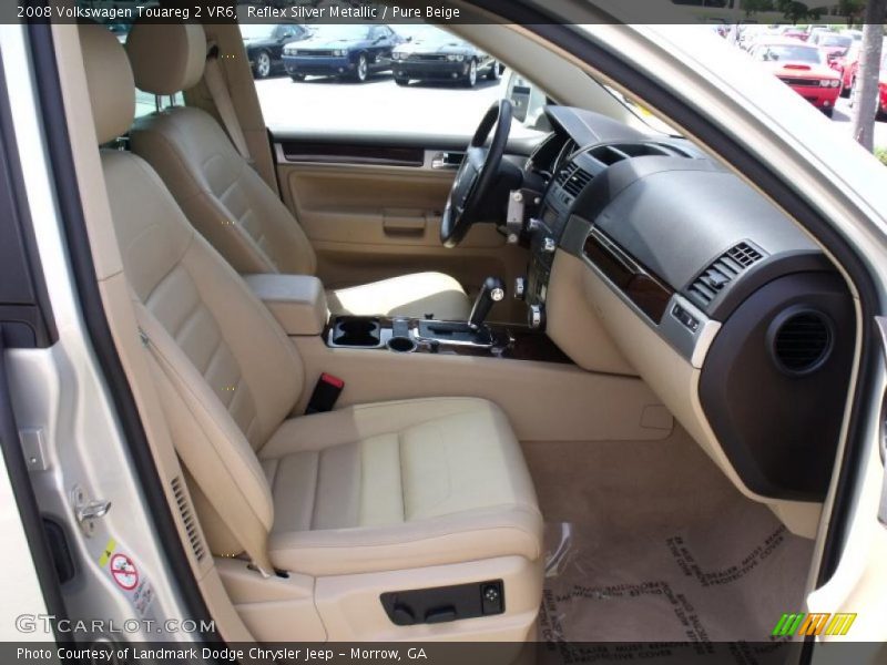Reflex Silver Metallic / Pure Beige 2008 Volkswagen Touareg 2 VR6