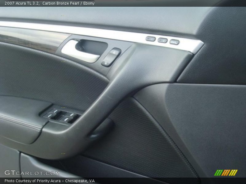Carbon Bronze Pearl / Ebony 2007 Acura TL 3.2