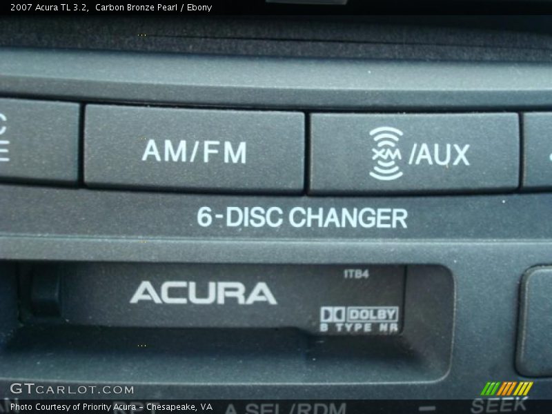 Carbon Bronze Pearl / Ebony 2007 Acura TL 3.2