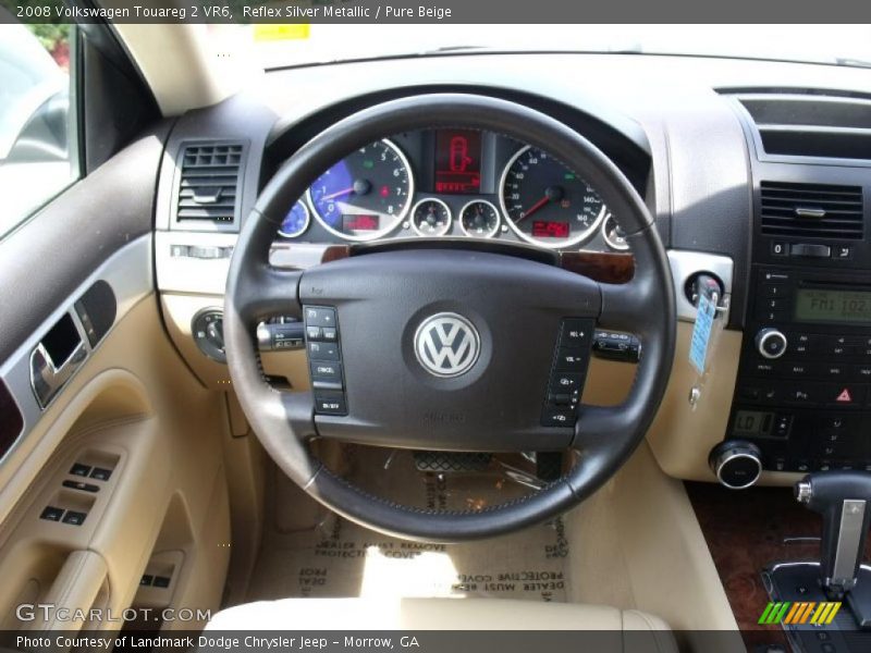 Reflex Silver Metallic / Pure Beige 2008 Volkswagen Touareg 2 VR6
