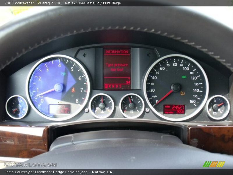 Reflex Silver Metallic / Pure Beige 2008 Volkswagen Touareg 2 VR6