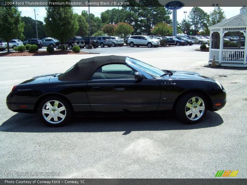 Evening Black / Black Ink 2004 Ford Thunderbird Premium Roadster