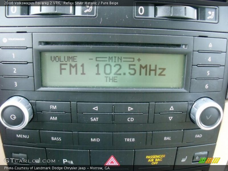 Reflex Silver Metallic / Pure Beige 2008 Volkswagen Touareg 2 VR6