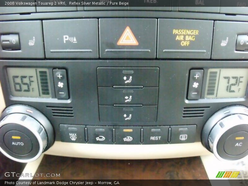 Reflex Silver Metallic / Pure Beige 2008 Volkswagen Touareg 2 VR6