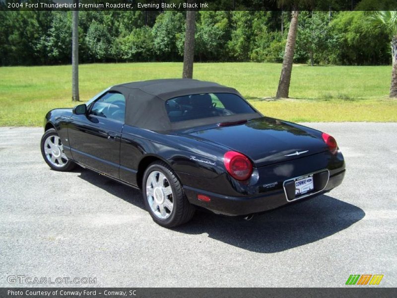 Evening Black / Black Ink 2004 Ford Thunderbird Premium Roadster