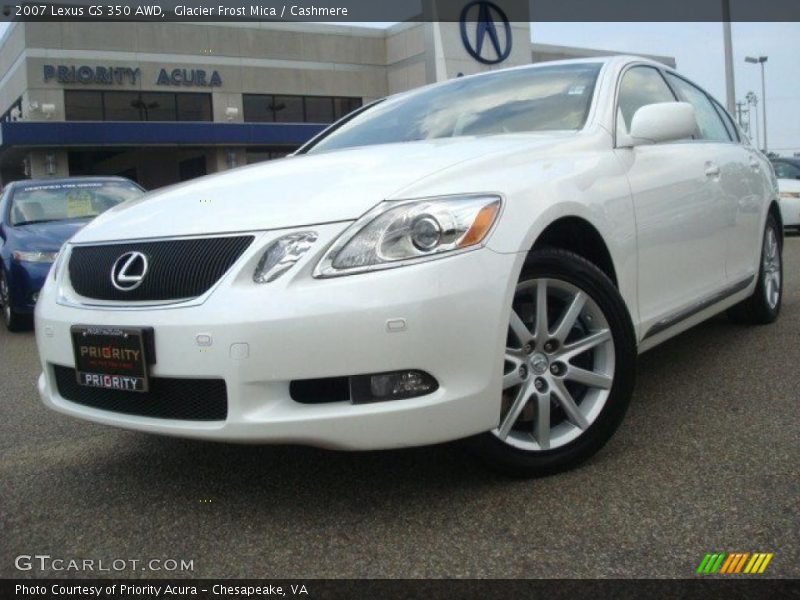 Glacier Frost Mica / Cashmere 2007 Lexus GS 350 AWD