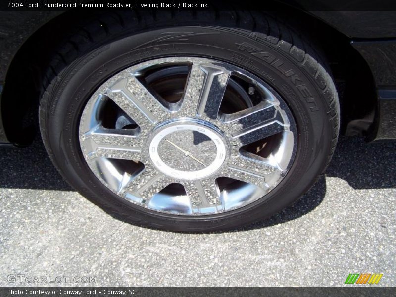 Evening Black / Black Ink 2004 Ford Thunderbird Premium Roadster