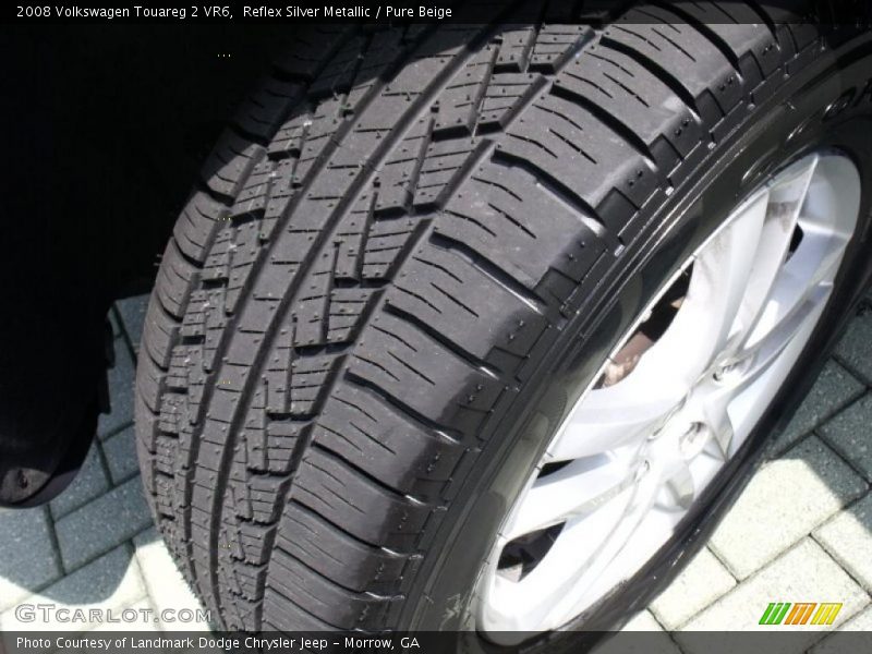 Reflex Silver Metallic / Pure Beige 2008 Volkswagen Touareg 2 VR6