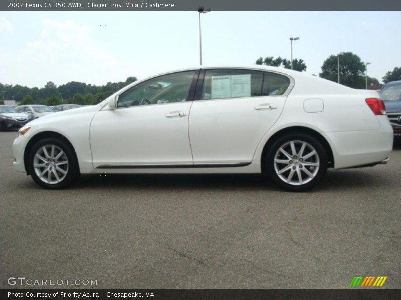 Glacier Frost Mica / Cashmere 2007 Lexus GS 350 AWD