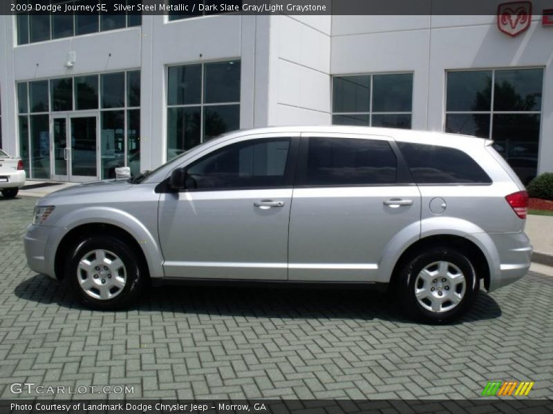 Silver Steel Metallic / Dark Slate Gray/Light Graystone 2009 Dodge Journey SE