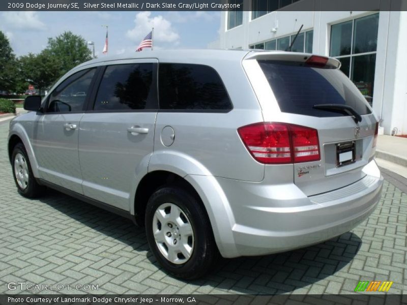 Silver Steel Metallic / Dark Slate Gray/Light Graystone 2009 Dodge Journey SE