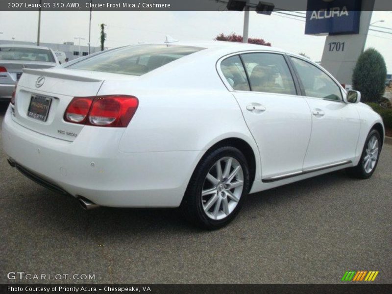 Glacier Frost Mica / Cashmere 2007 Lexus GS 350 AWD