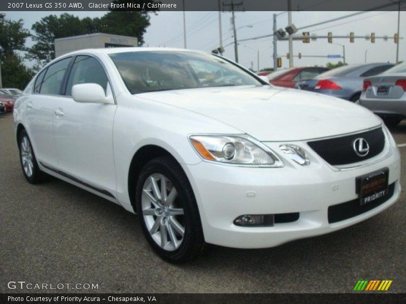 Glacier Frost Mica / Cashmere 2007 Lexus GS 350 AWD