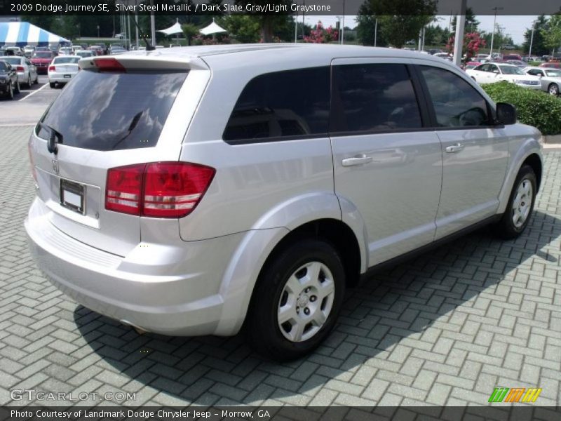 Silver Steel Metallic / Dark Slate Gray/Light Graystone 2009 Dodge Journey SE