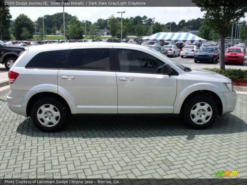 Silver Steel Metallic / Dark Slate Gray/Light Graystone 2009 Dodge Journey SE