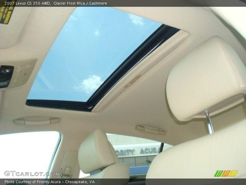 Glacier Frost Mica / Cashmere 2007 Lexus GS 350 AWD