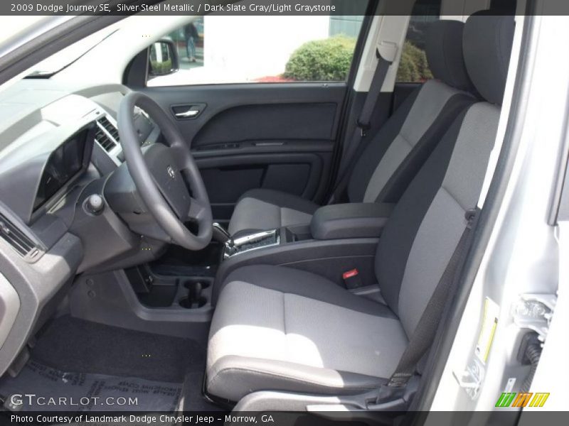 Silver Steel Metallic / Dark Slate Gray/Light Graystone 2009 Dodge Journey SE