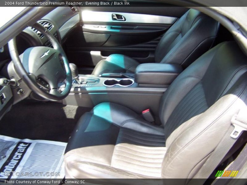 Evening Black / Black Ink 2004 Ford Thunderbird Premium Roadster