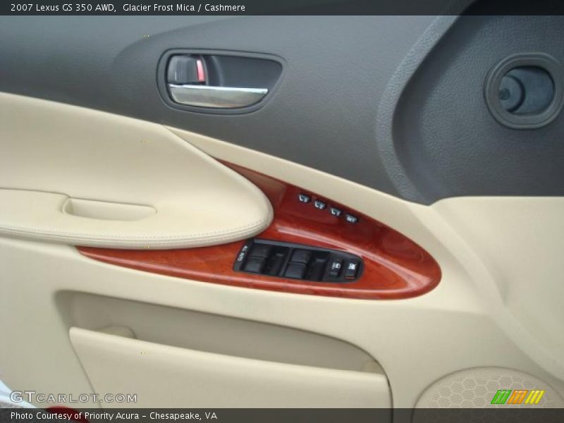 Glacier Frost Mica / Cashmere 2007 Lexus GS 350 AWD